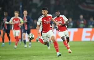 Detalj s utakmice PSG - Arsenal / Foto: Anadolu